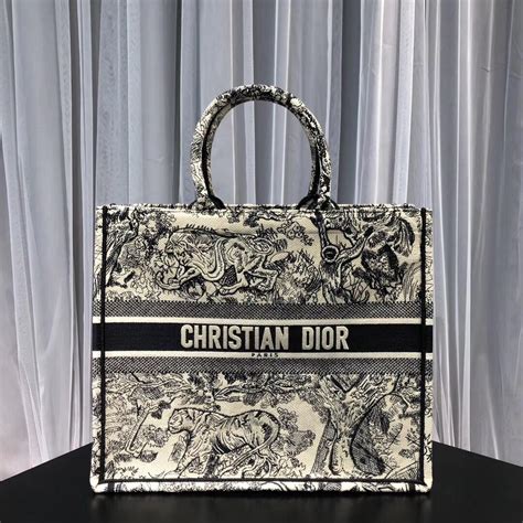 fake christian dior embroidered book tote|christian dior tote bag copy.